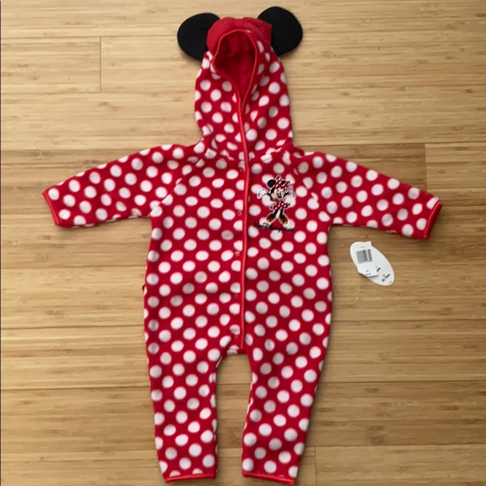 Minnie Hoodie Fleece Onesie